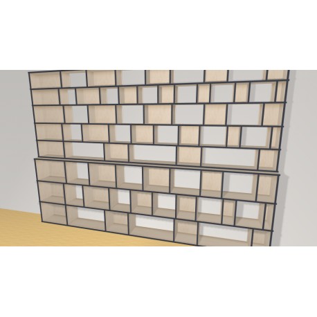 Bookshelf  (H239cm - W350 cm)