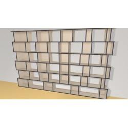 Bookshelf  (H217cm - W340 cm)