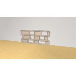 Bookshelf  (H82cm - W180 cm)