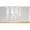 Bookshelf  (H266cm - W271 cm)