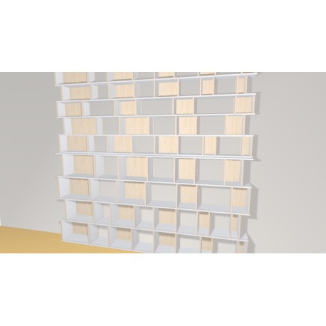 Bibliotheek  (H272cm - B286 cm)
