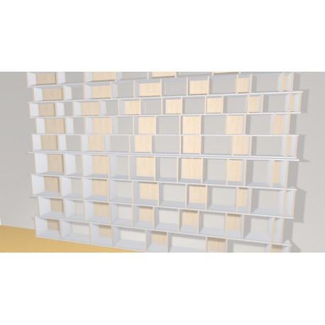 Bookshelf  (H272cm - W389 cm)