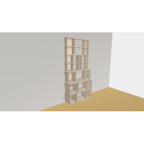 Bibliotheek  (H220cm - B110 cm)