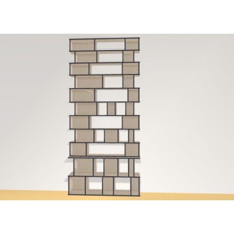 Bookshelf  (H307cm - W140 cm)