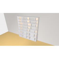 Bookshelf  (H203cm - W190 cm)