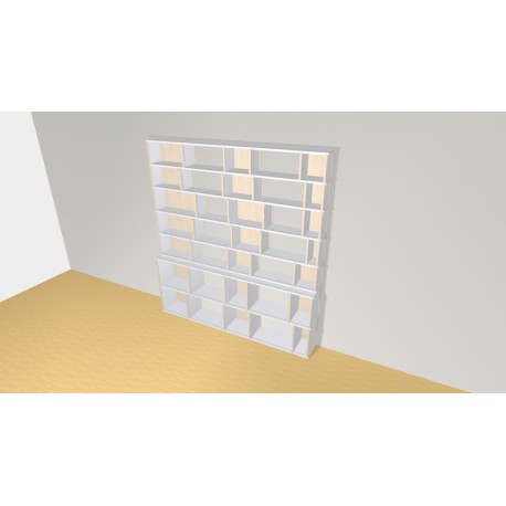 Bibliotheek  (H203cm - B190 cm)