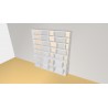 Bookshelf  (H203cm - W190 cm)