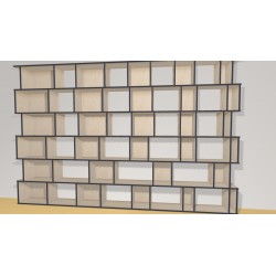 Bookshelf  (H217cm - W333 cm)