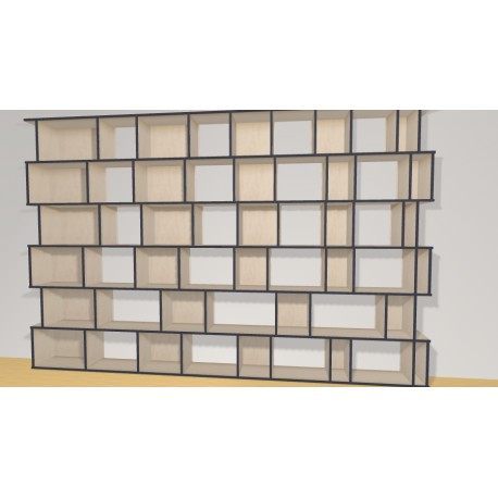 Bookshelf (H217cm - W333 cm)