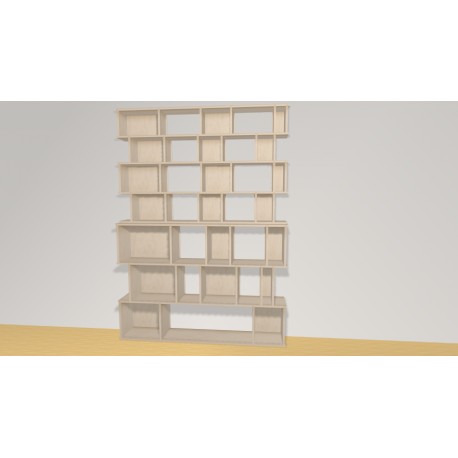 Bookshelf (H212cm - W154 cm)