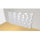 Bookshelf  (H203cm - W375 cm)