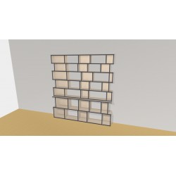 Bookshelf  (H203cm - W210 cm)