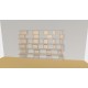 Bookshelf  (H200cm - W310 cm)