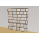 Bookshelf  (H203cm - W210 cm)