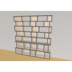 Bookshelf  (H203cm - W210 cm)