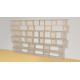 Bookshelf  (H200cm - W317 cm)