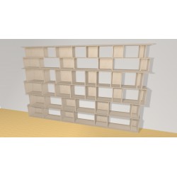 Bookshelf  (H200cm - W317 cm)