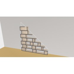 Bookshelf  (H168cm - W202 cm)