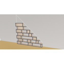 Bookshelf  (H168cm - W202 cm)