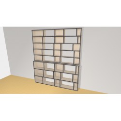 Bookshelf  (H245cm - W210 cm)