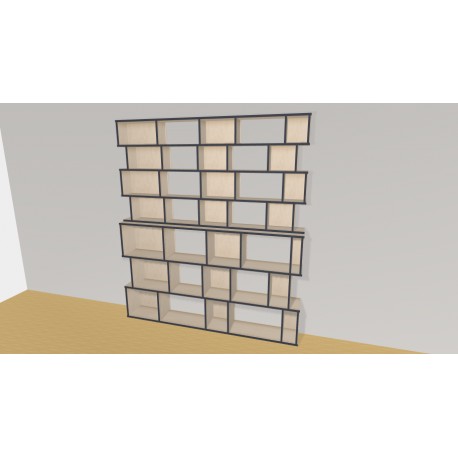 Bookshelf  (H212cm - W210 cm)