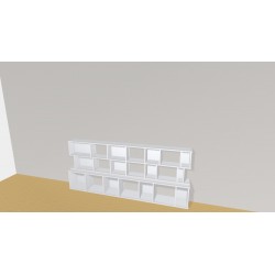 Bookshelf (H93cm - W243 cm)