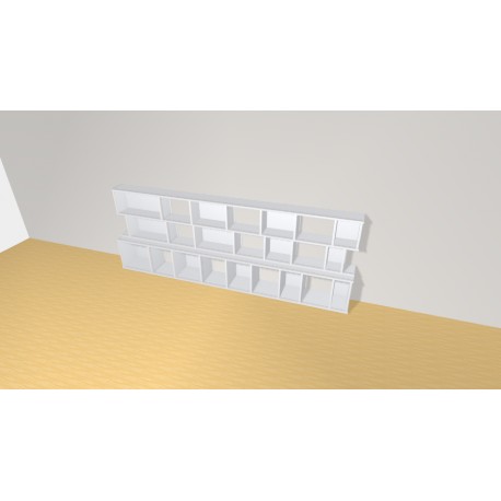 Bookshelf  (H93cm - W255 cm)