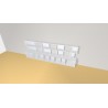 Bookshelf  (H93cm - W255 cm)