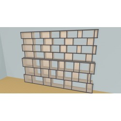 Bookshelf  (H212cm - W314 cm)