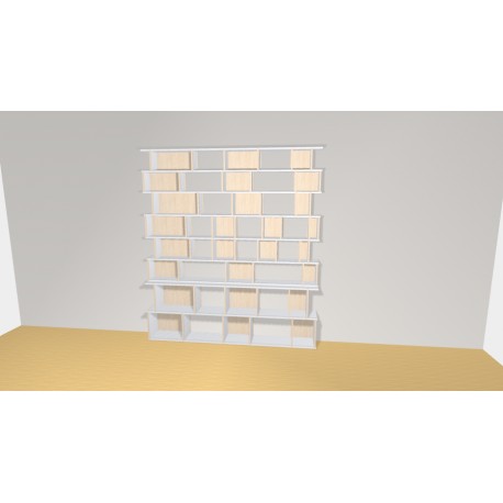 Bookshelf  (H230cm - W207 cm)
