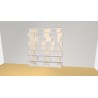 Bookshelf  (H230cm - W207 cm)
