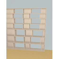 Bookshelf  (H212cm - W210 cm)