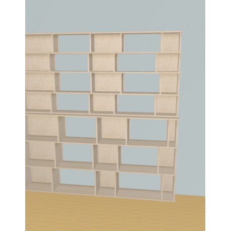 Bookshelf (H212cm - W210 cm)