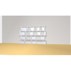Bookshelf  (H145cm - W220 cm)