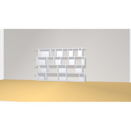 Bookshelf  (H145cm - W220 cm)