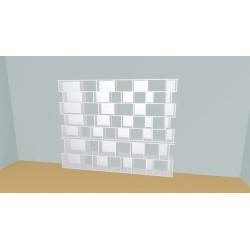Bookshelf  (H203cm - W284 cm)