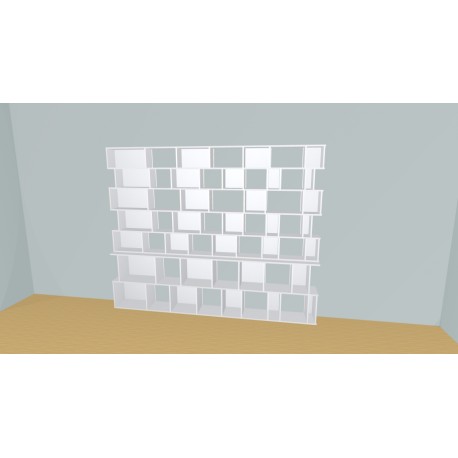 Bookshelf  (H203cm - W284 cm)