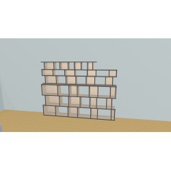 Bookshelf  (H181cm - W241 cm)