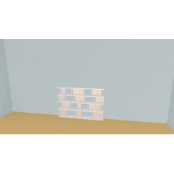 Bookshelf  (H103cm - W169 cm)