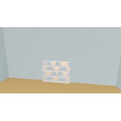 Bookshelf  (H103cm - W147 cm)
