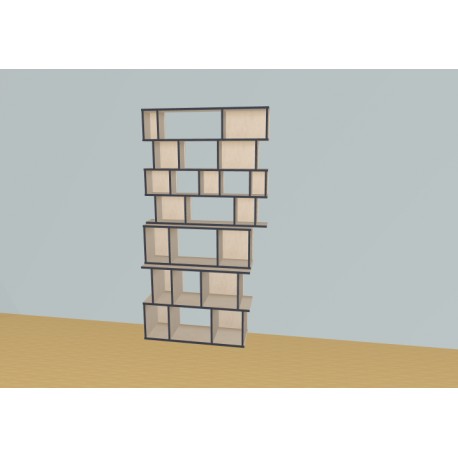 Bookshelf  (H217cm - W129 cm)