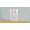 Bookshelf  (H212cm - W167 cm)
