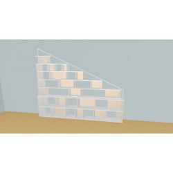 Bookshelf  (H203cm - W280 cm)