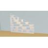 Bookshelf  (H203cm - W280 cm)