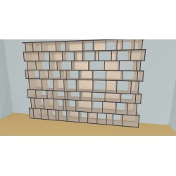 Bookshelf  (H243cm - W388 cm)