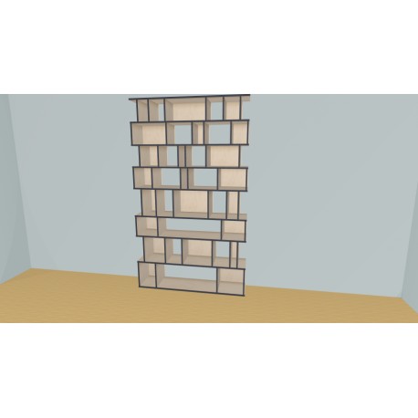 Bookshelf  (H243cm - W160 cm)