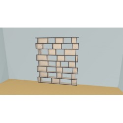 Bookshelf  (H210cm - W210 cm)