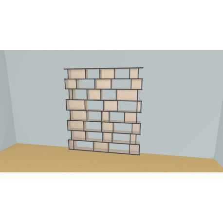 Bookshelf  (H210cm - W210 cm)