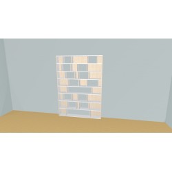 Bookshelf  (H201cm - W161 cm)