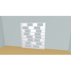 Bookshelf  (H201cm - W210 cm)